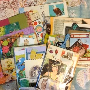 Scrapbook paper and ephemera packs bundle